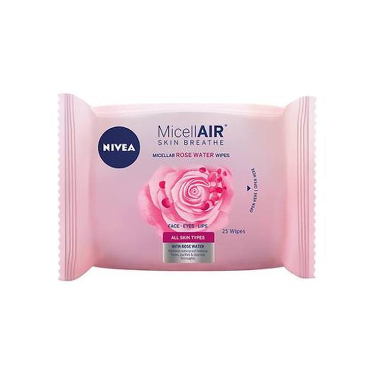 nivea micellair toallitas desmaquilladoras agua de rosas 25ud nivea micellair toallitas desmaquilladoras agua de rosas 25ud