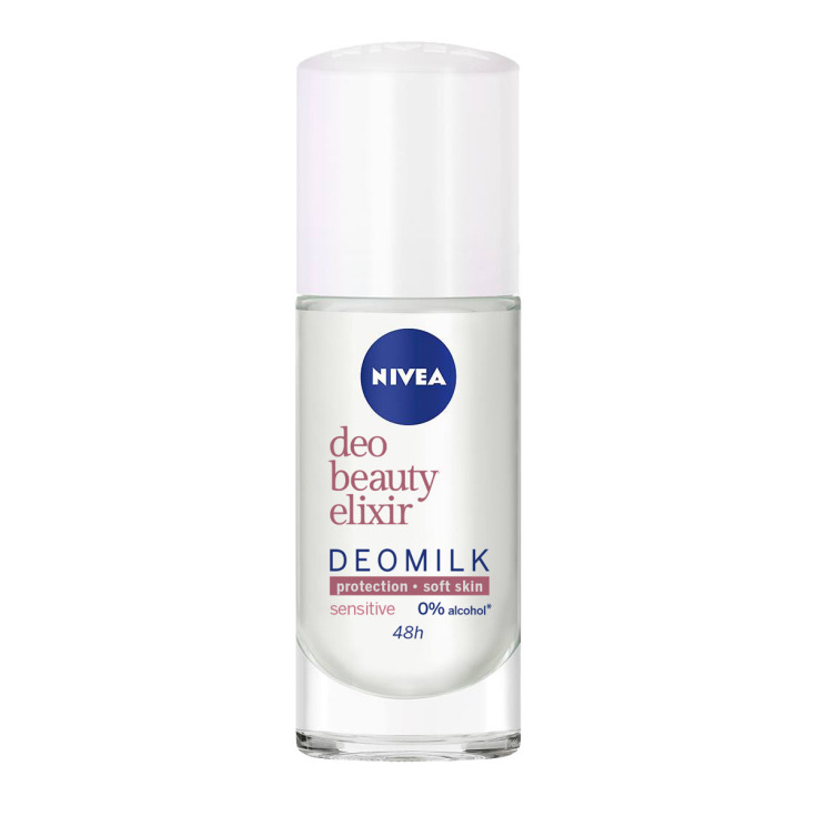 nivea deomilk sensitive desodorante roll-on 48h 40ml nivea deomilk sensitive desodorante roll-on 48h 40ml
