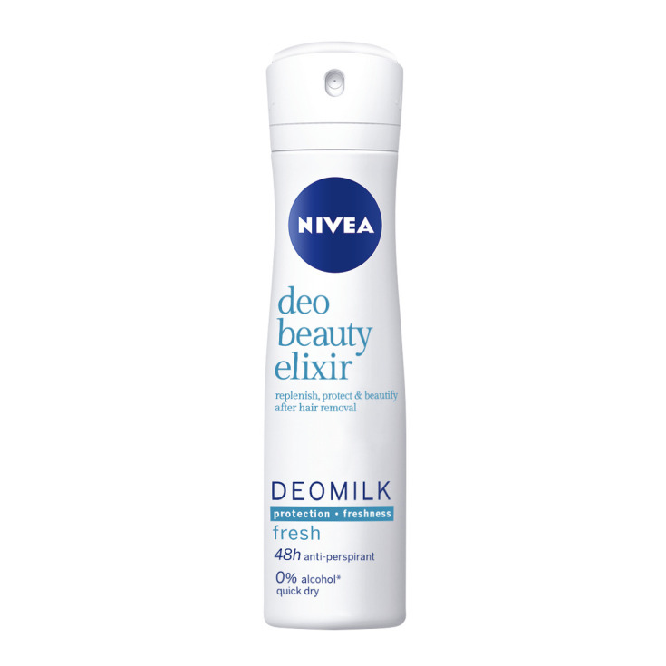 nivea deomilk fresh desodorante spray 150ml nivea deomilk fresh desodorante spray 150ml