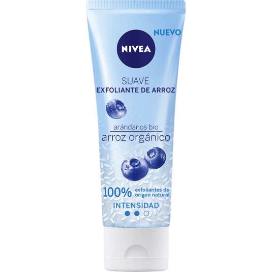 nivea exfoliante facial suave de arroz organico 75ml