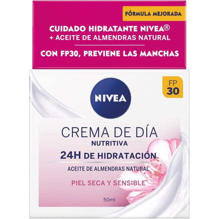 nivea crema de dia refrescante 24h spf30 piel seca o sensible 50ml