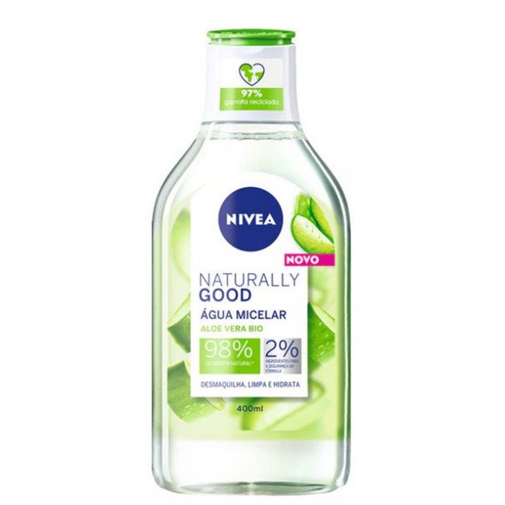 nivea naturally good agua micela aloe vera bio 400ml nivea naturally good agua micela aloe vera bio 400ml