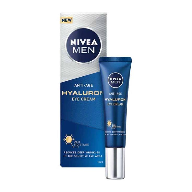 nivea men hyaluron contorno de ojos antiedad 15ml nivea men hyaluron contorno de ojos antiedad 15ml