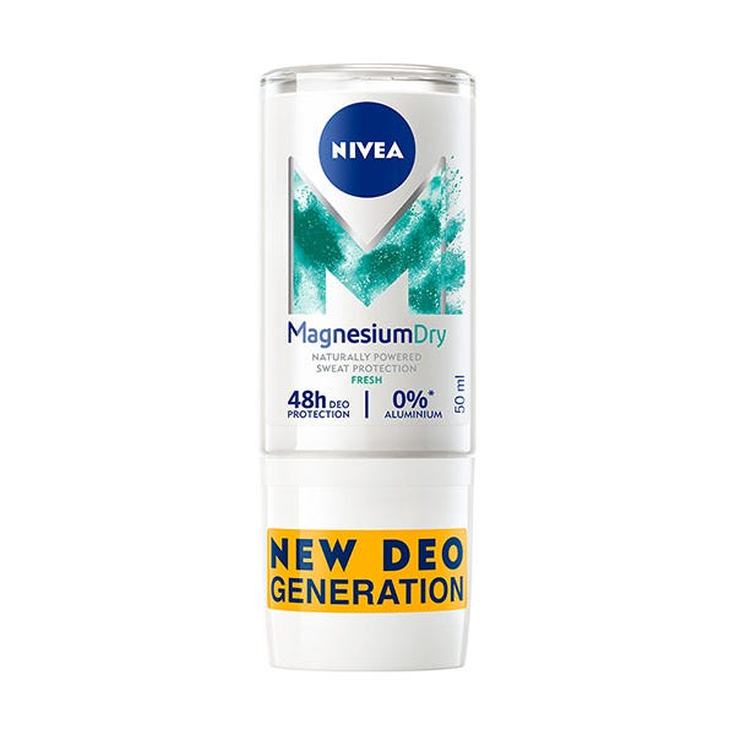 nivea magnesium dry fresh sin aluminio roll-on 50ml 48 horas nivea magnesium dry fresh sin aluminio roll-on 50ml 48 horas
