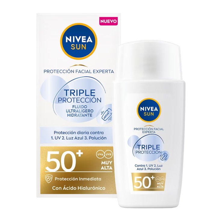 nivea sun triple proteccion spf 50+ facial 40ml