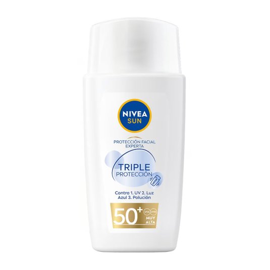 nivea sun triple proteccion spf 50+ facial 40ml