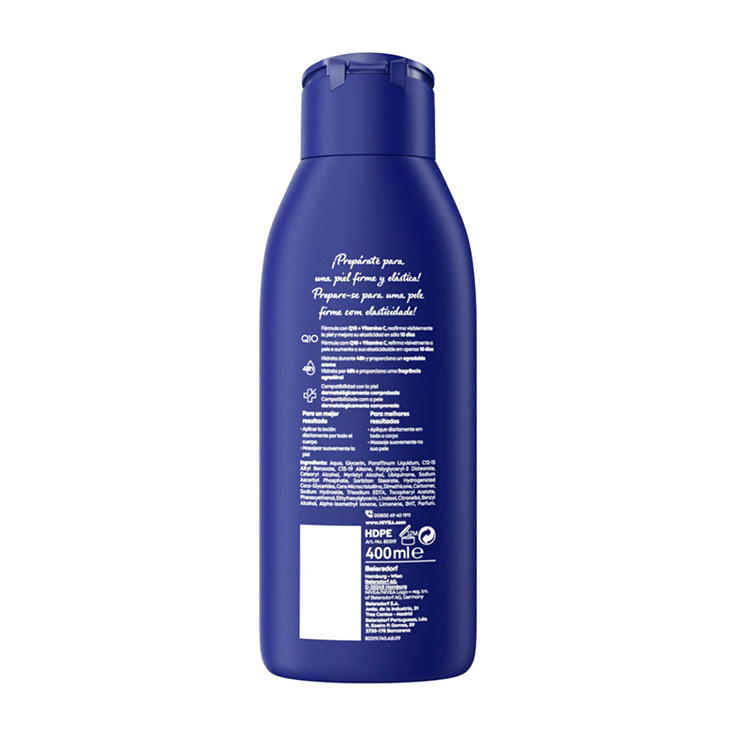 body nivea reafirmante piel seca 400ml
