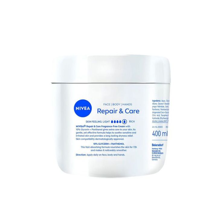body nivea repara&cuida tarro pantenol 400ml