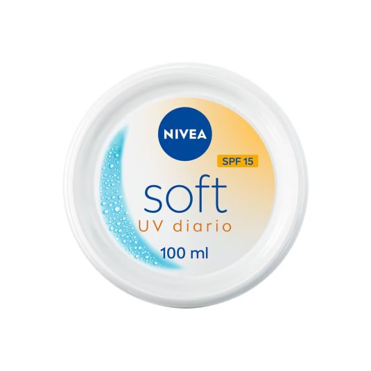 crema nivea soft uv diario f-15 100ml