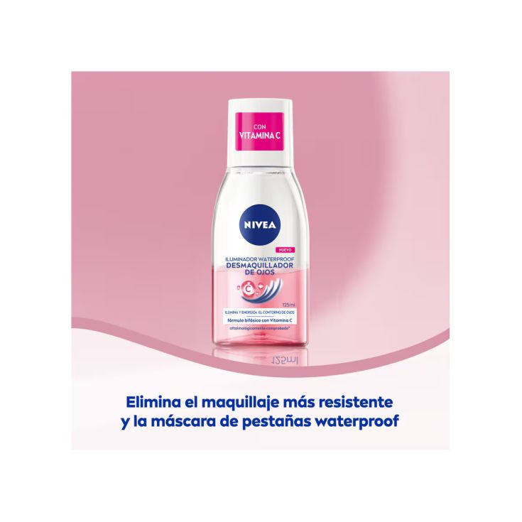 nivea desmaquillante de ojos iluminado vitamina c 125ml