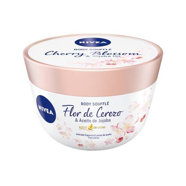 nivea body soufflé flor de cerezo & aceite de jojoba tarro 200ml nivea body soufflé flor de cerezo & aceite de jojoba tarro 200ml