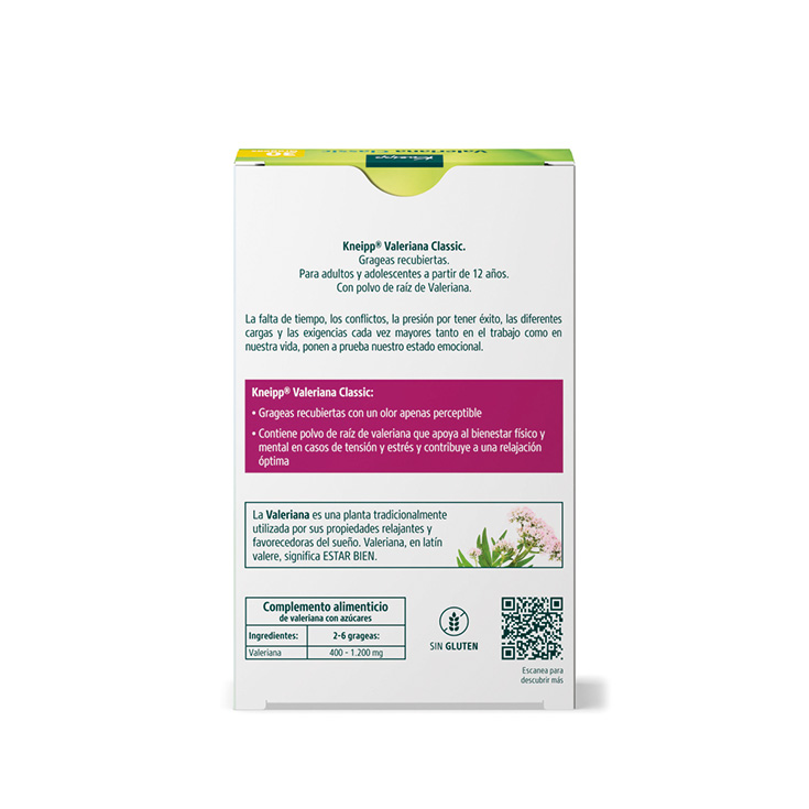 kneipp gummies valeriana classic 30 grageas