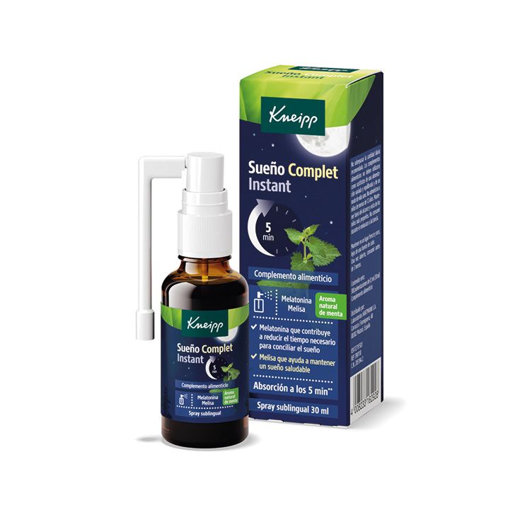 kneipp gummies sueño complet instant spray 30ml