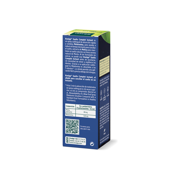 kneipp gummies sueño complet instant spray 30ml