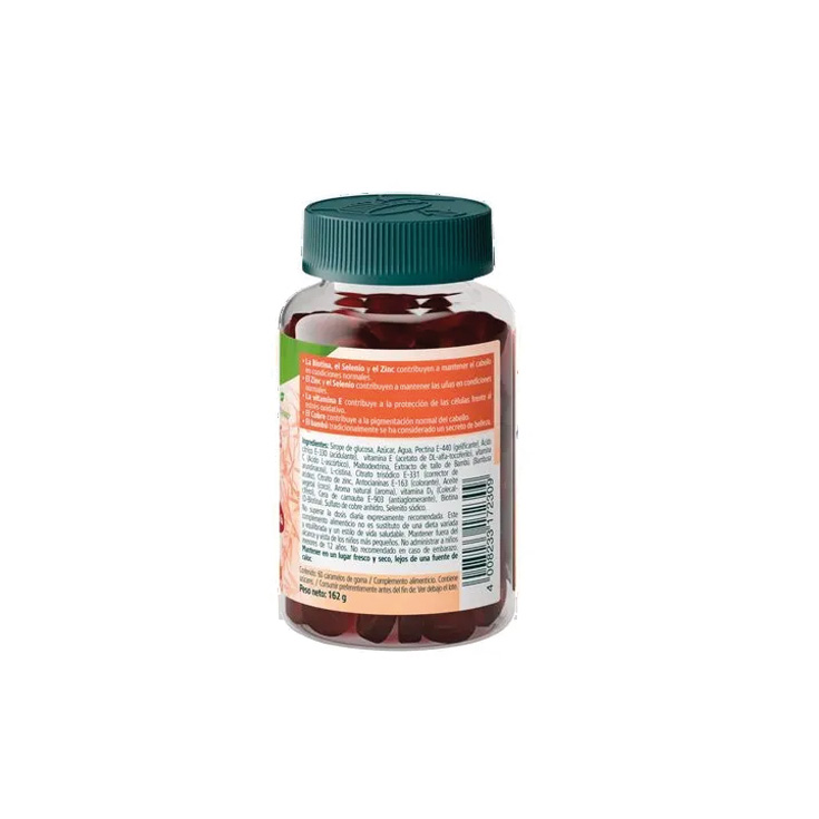 kneipp gummies cabello y uñas 60 unidades