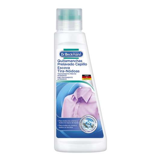 dr. beckmann quitamanchas prelavado con cepillo 250ml