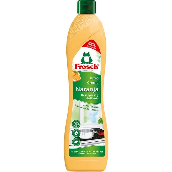 frosch crema naranja limpiador vitroceramicas 500ml - delaUz