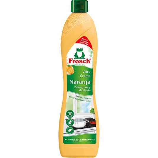 frosch crema naranja limpiador vitroceramicas 500ml