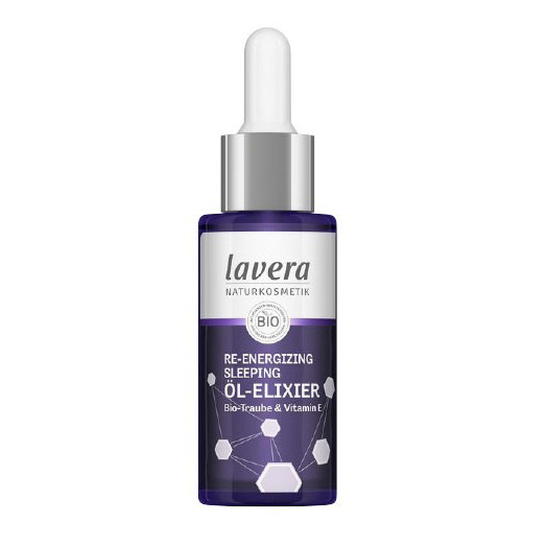 lavera bio re-energizing sleeping aceite elixir noche