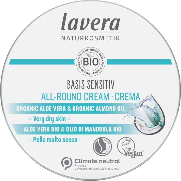 lavera bio basis sensitiv crema cara & cuerpo 150ml