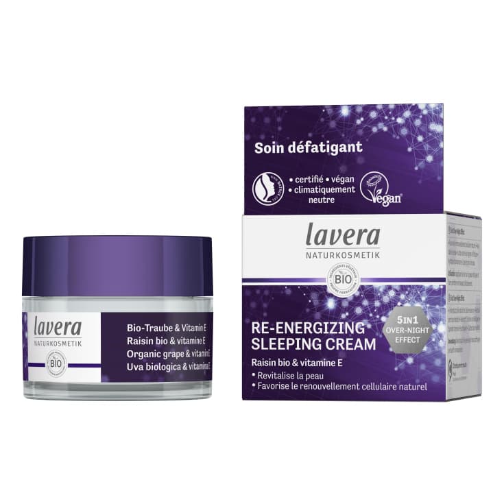 lavera bio re-energizing sleeping crema de noche 50ml