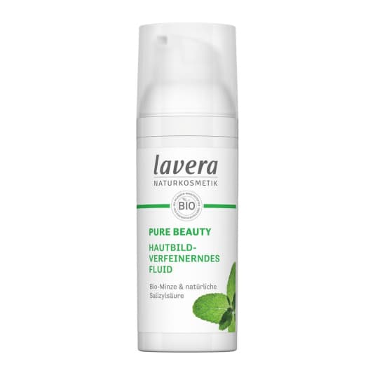 lavera pure beauty fluido hidratante refinador poros 50ml