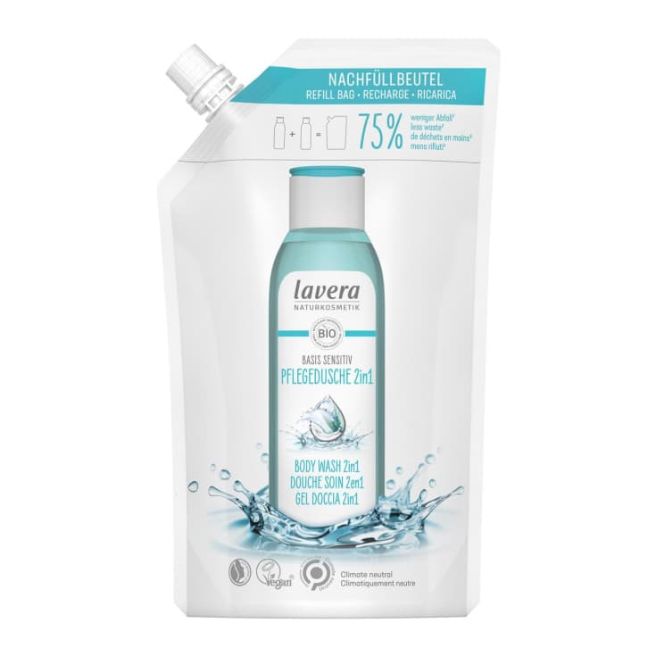 lavera bio basis sensitiv gel & champu 2en1 recarga 500ml lavera bio basis sensitiv gel & champu 2en1 recarga 500ml