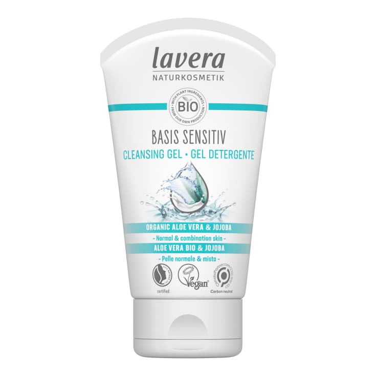 lavera bio basis sensitiv gel limpieador facial 125ml