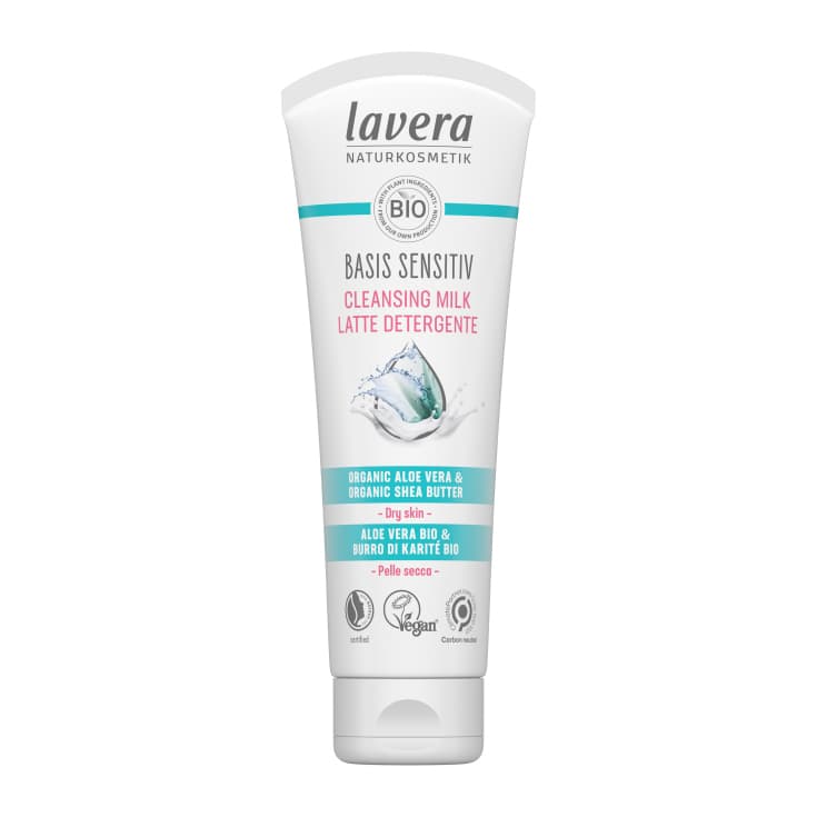lavera bio basis sensitiv leche limpiadora facial 2en1 125ml
