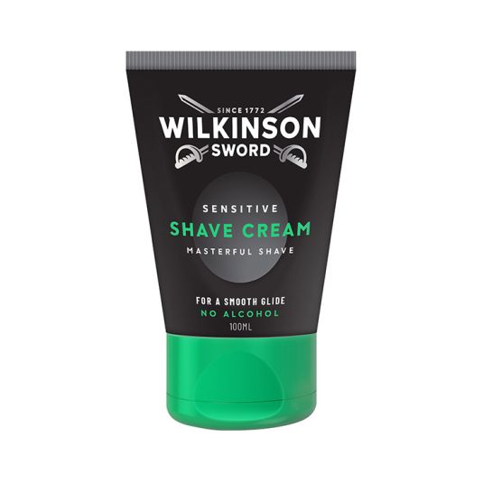 wilkinson sword crema de afeitar sensitive sin alcohol 100ml
