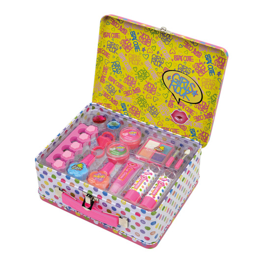 markwins pop love lunares maletin metalico de maquillaje infantil markwins pop love lunares maletin metalico de maquillaje infantil