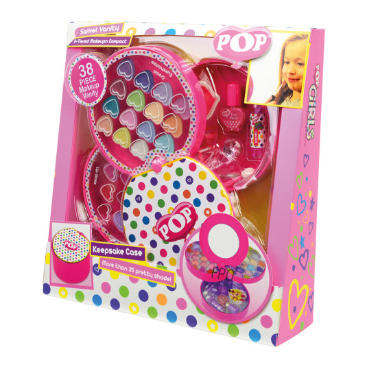 markwins pop lunares swivel set maquillaje infantil 38 piezas + neceser markwins pop lunares swivel set maquillaje infantil 38 piezas + neceser
