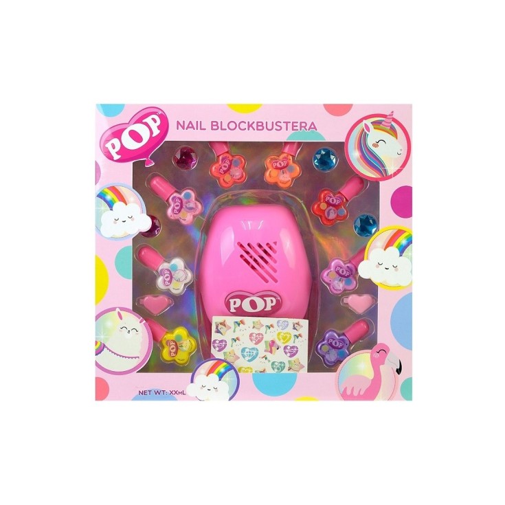 markwins pop blockbuster set de manicura infantil con secador de uñas markwins pop blockbuster set de manicura infantil con secador de uñas