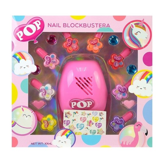 markwins pop blockbuster set de manicura infantil con secador de uñas markwins pop blockbuster set de manicura infantil con secador de uñas