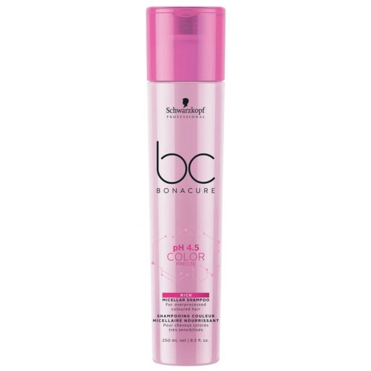schwarzkopf pro ph 4,5 bc bonacure color freezechampú micelar cabello teñido schwarzkopf pro ph 4,5 bc bonacure color freezechampú micelar cabello teñido