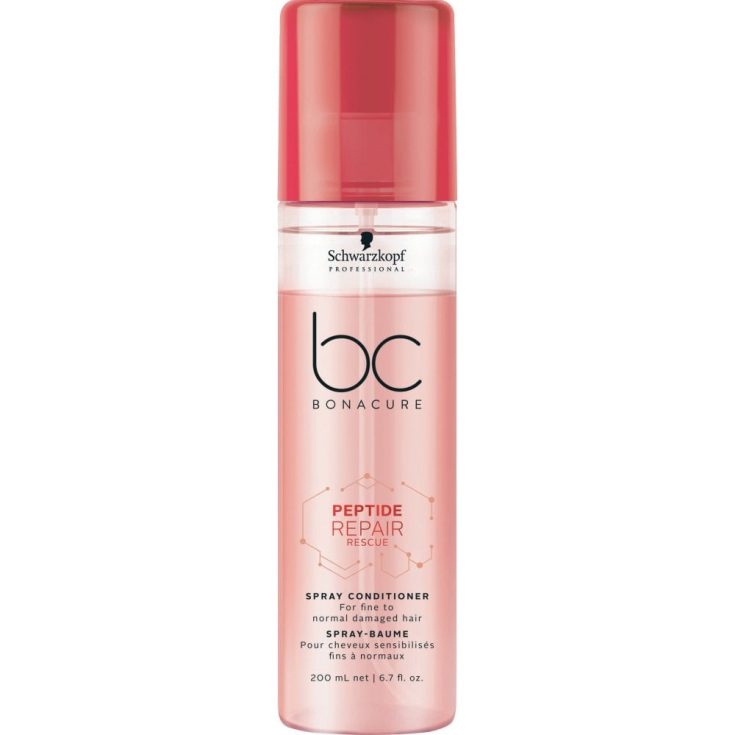 schwarzkopf pro bc bonacure peptide repair rescue spray acondicionador 200ml schwarzkopf pro bc bonacure peptide repair rescue spray acondicionador 200ml