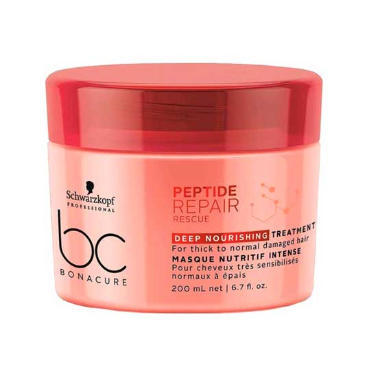 schwarzkopf bonacure peptide repair rescue deep nourishing treatment mascarilla reparadora 200ml schwarzkopf bonacure peptide repair rescue deep nourishing treatment mascarilla reparadora 200ml