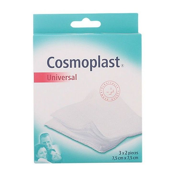 cosmoplast gasas esterilizada 7,5x7,5cm