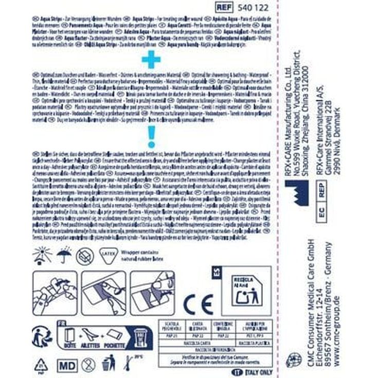 cosmoplast aqua apositos waterproof 20 unidades