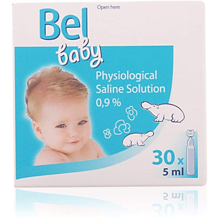 bel baby suero fisiologico ampollas 30undsx5ml - delaUz