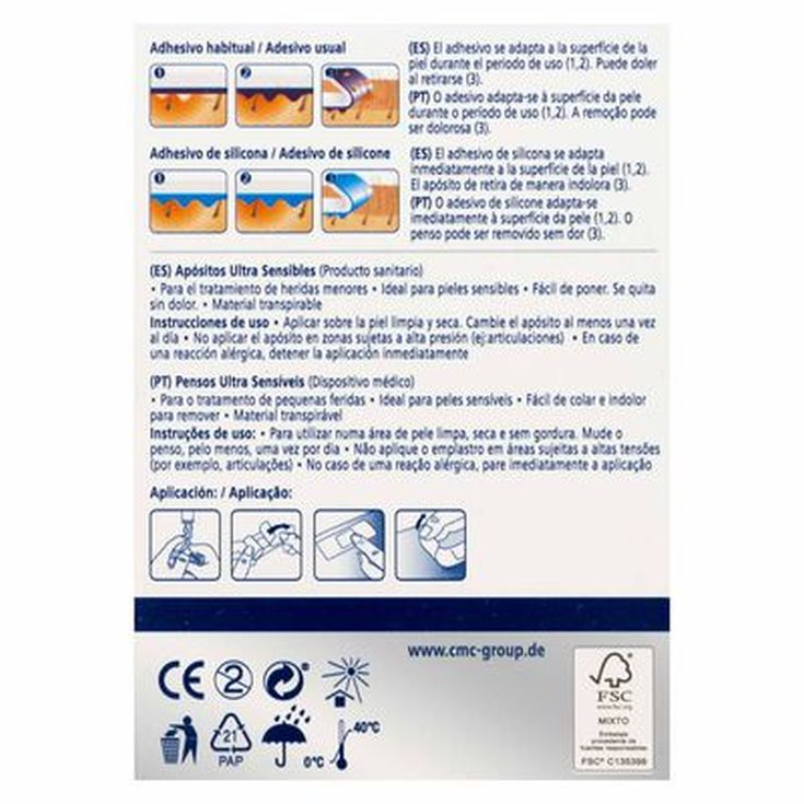 cosmoplast ultrasensible tiritas 10 unidades