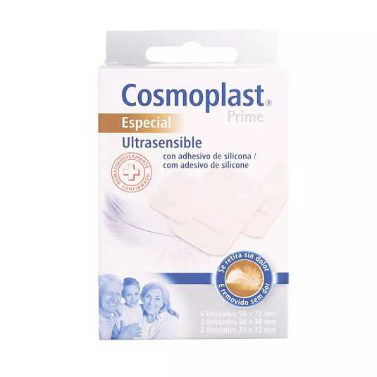 cosmoplast ultrasensible tiritas 10 unidades