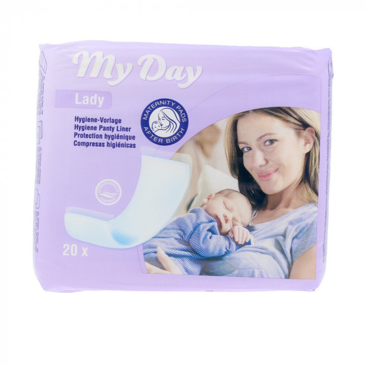 COMPRESAS HIGIENICAS FEMENINAS MATERNITY ALGODON 20 U