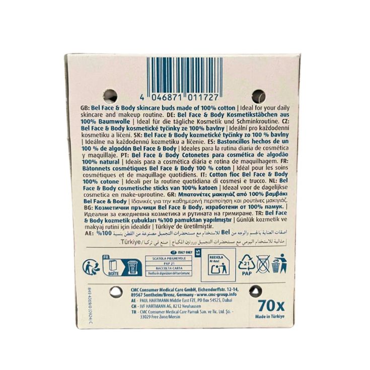 bel bastoncillos cosmeticos 70 und.