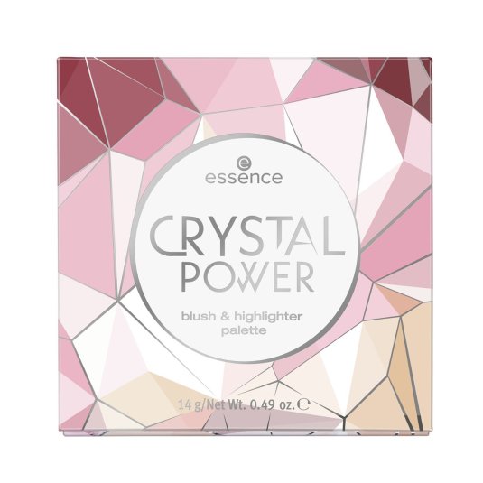 essence crystal power palete de coloretes e iluminadores essence crystal power palete de coloretes e iluminadores