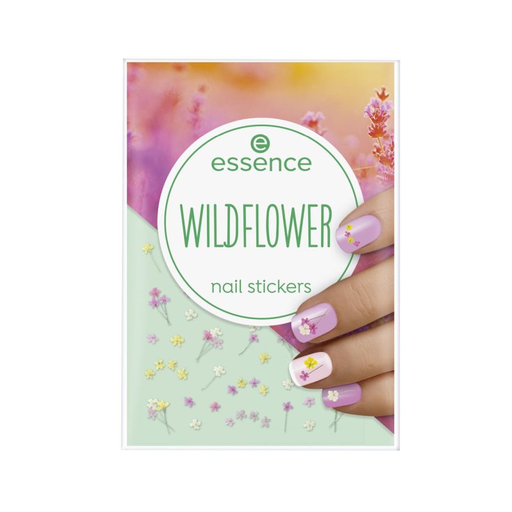 essence wildflower nail stickers para uñas motivos florales 41uds essence wildflower nail stickers para uñas motivos florales 41uds