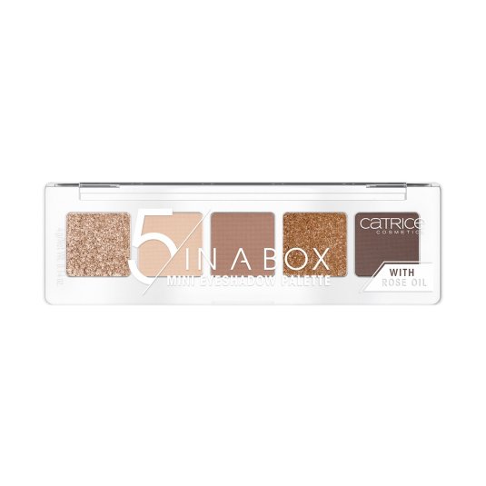catrice 5 in a box mini eyeshadow 010 golden nude look