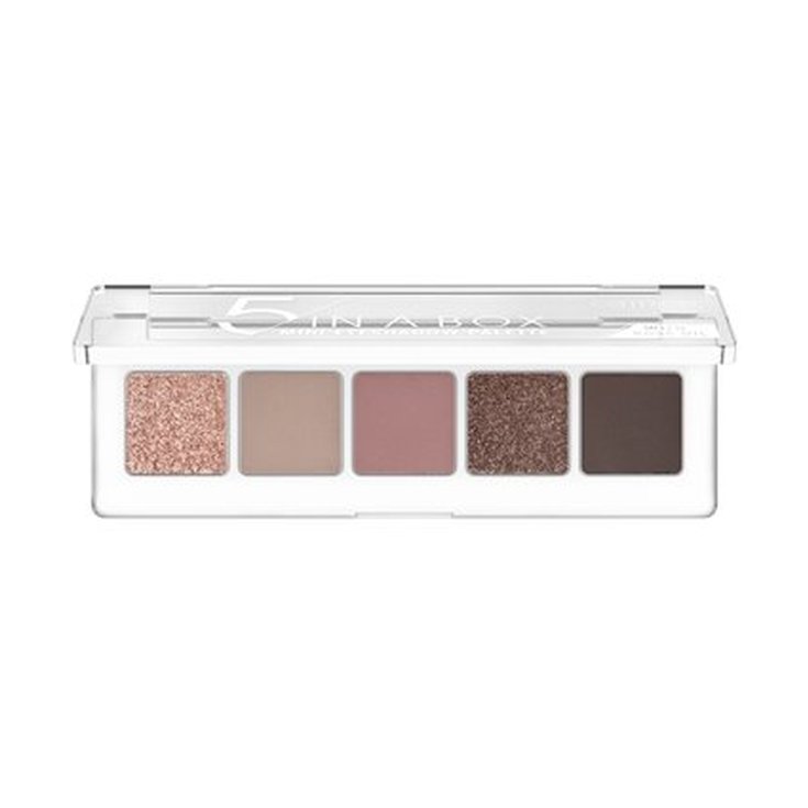 catrice 5 in a box mini eyeshadow 020 soft rose look