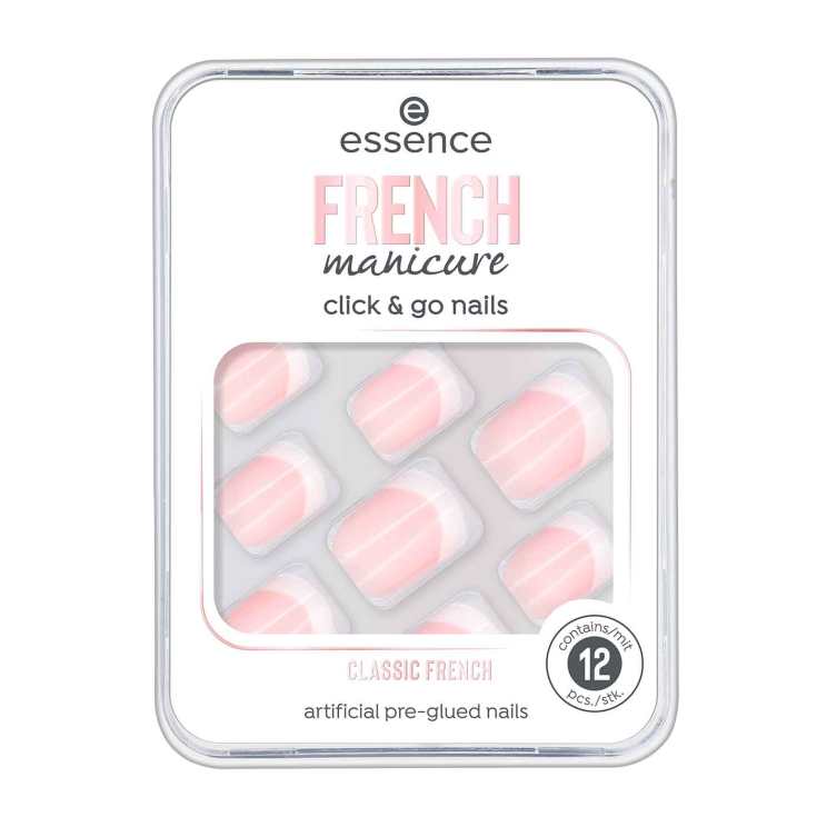 essence manicura francesa uñas artificiales