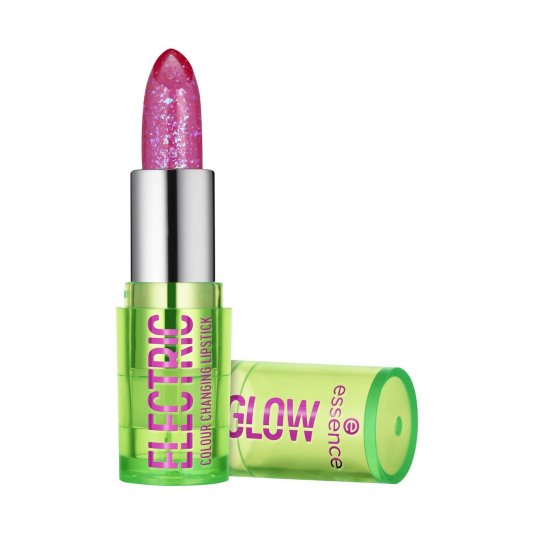 essence electric glow barra de labios que cambia de color